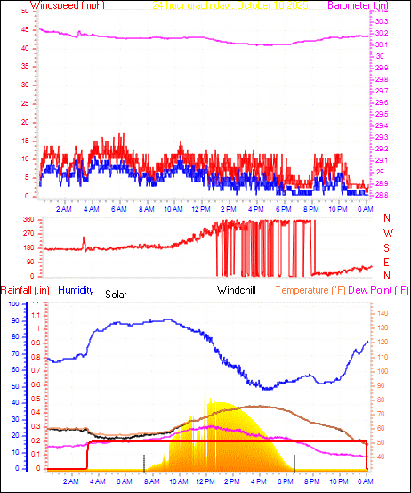 24 Hour Graph for Day 10