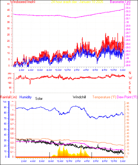 24 Hour Graph for Day 10