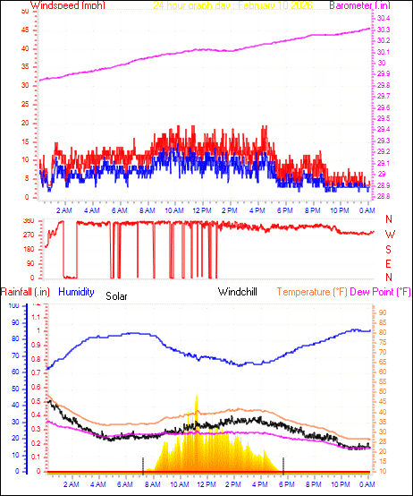 24 Hour Graph for Day 10