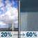 Saturday: A chance of showers and thunderstorms, then showers likely and possibly a thunderstorm after 4pm. Increasing clouds, with a high near 81. South wind 6 to 8 mph becoming northwest in the afternoon. Chance of precipitation is 60%. New rainfall amounts between a quarter and half of an inch possible. Saturday: A chance of showers and thunderstorms, then showers likely and possibly a thunderstorm after 4pm. Increasing clouds, with a high near 81. South wind 6 to 8 mph becoming northwest in the afternoon. Chance of precipitation is 60%. New rainfall amounts between a quarter and half of an inch possible.