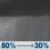 Tonight: Showers and possibly a thunderstorm before 10pm, then a chance of showers between 10pm and 1am. Some of the storms could produce heavy rainfall. Low around 54. North northwest wind 7 to 9 mph. Chance of precipitation is 80%. New precipitation amounts between a tenth and quarter of an inch, except higher amounts possible in thunderstorms. Tonight: Showers and possibly a thunderstorm before 10pm, then a chance of showers between 10pm and 1am. Some of the storms could produce heavy rainfall. Low around 54. North northwest wind 7 to 9 mph. Chance of precipitation is 80%. New precipitation amounts between a tenth and quarter of an inch, except higher amounts possible in thunderstorms.