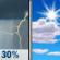 Tuesday: A 30 percent chance of showers and thunderstorms, mainly before 10am. Cloudy, then gradually becoming mostly sunny, with a high near 89. East southeast wind 5 to 7 mph becoming north northwest in the afternoon. New precipitation amounts of less than a tenth of an inch, except higher amounts possible in thunderstorms. Tuesday: A 30 percent chance of showers and thunderstorms, mainly before 10am. Cloudy, then gradually becoming mostly sunny, with a high near 89. East southeast wind 5 to 7 mph becoming north northwest in the afternoon. New precipitation amounts of less than a tenth of an inch, except higher amounts possible in thunderstorms.