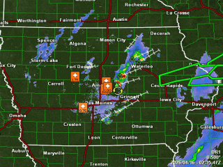 Regional Infrared Satellite
